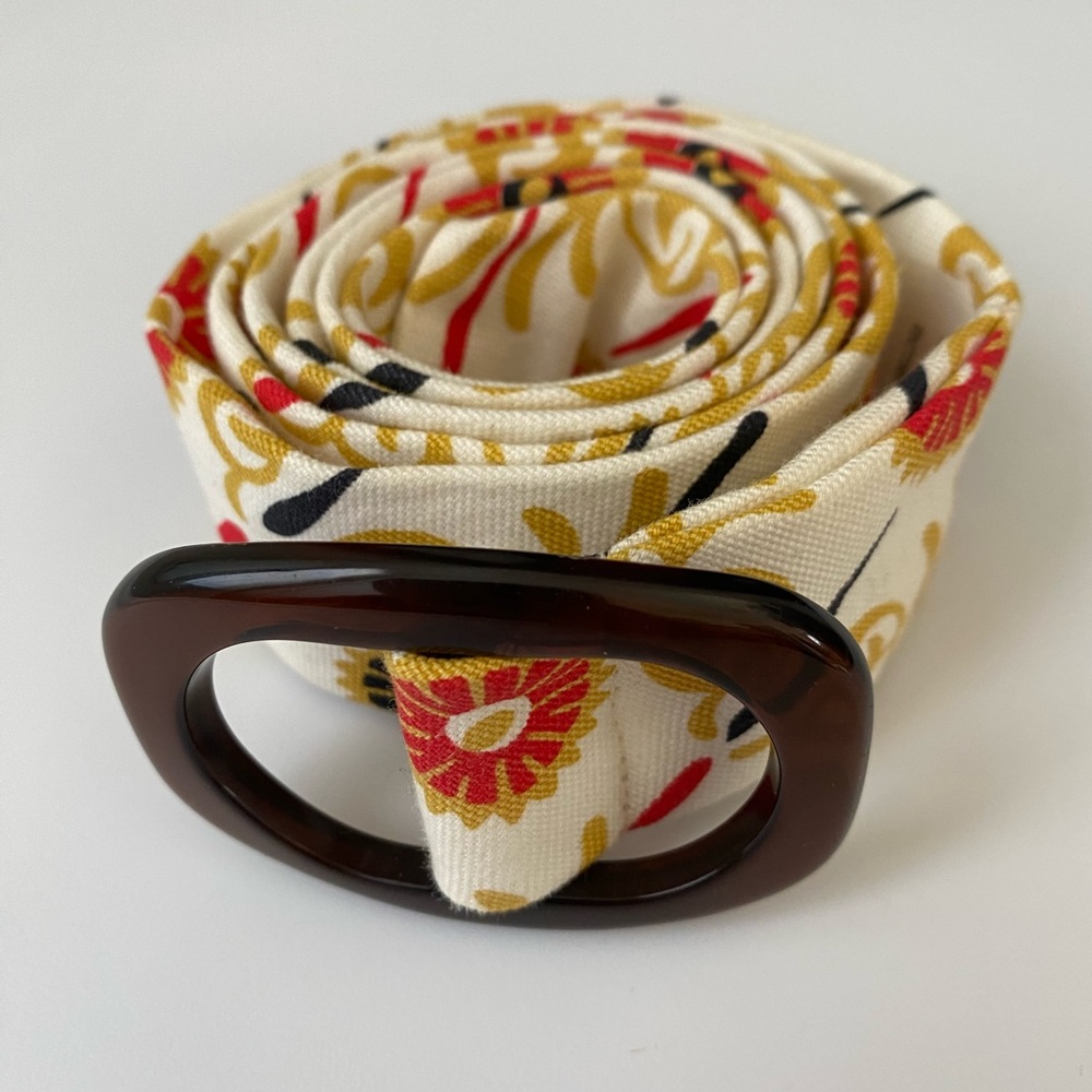 J. Crew Printed Cotton Belt